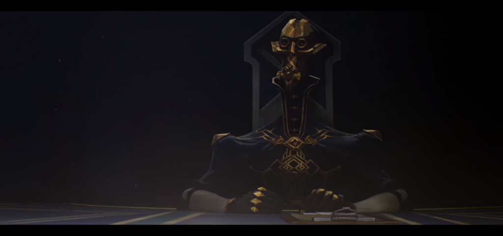 Toutes les courses de League of Legends Runeterra présentées dans Arcane Membre du conseil de Piltover qui est un golem mécanique