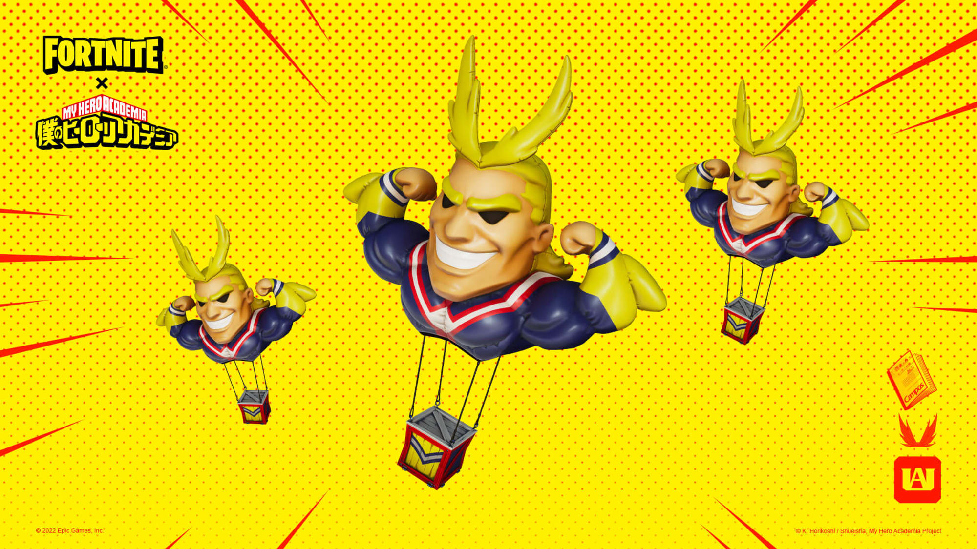 Quels étaient les mythes croisés dans Fortnite menant à My Hero Academia?