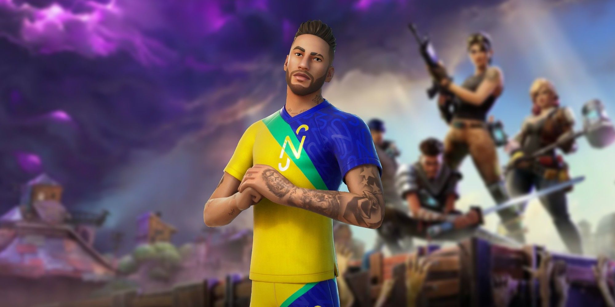neymar jr sur fortnite