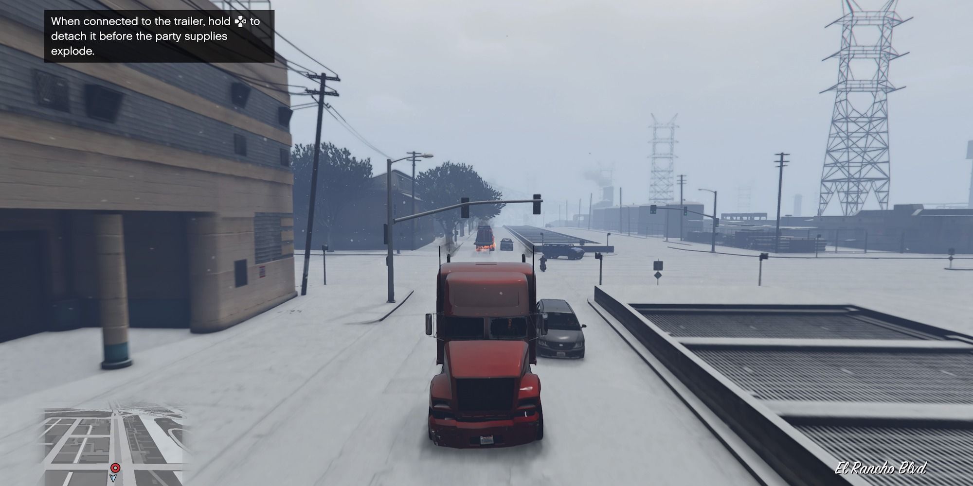 déconnecter les fournitures de fête du camion GTA Online