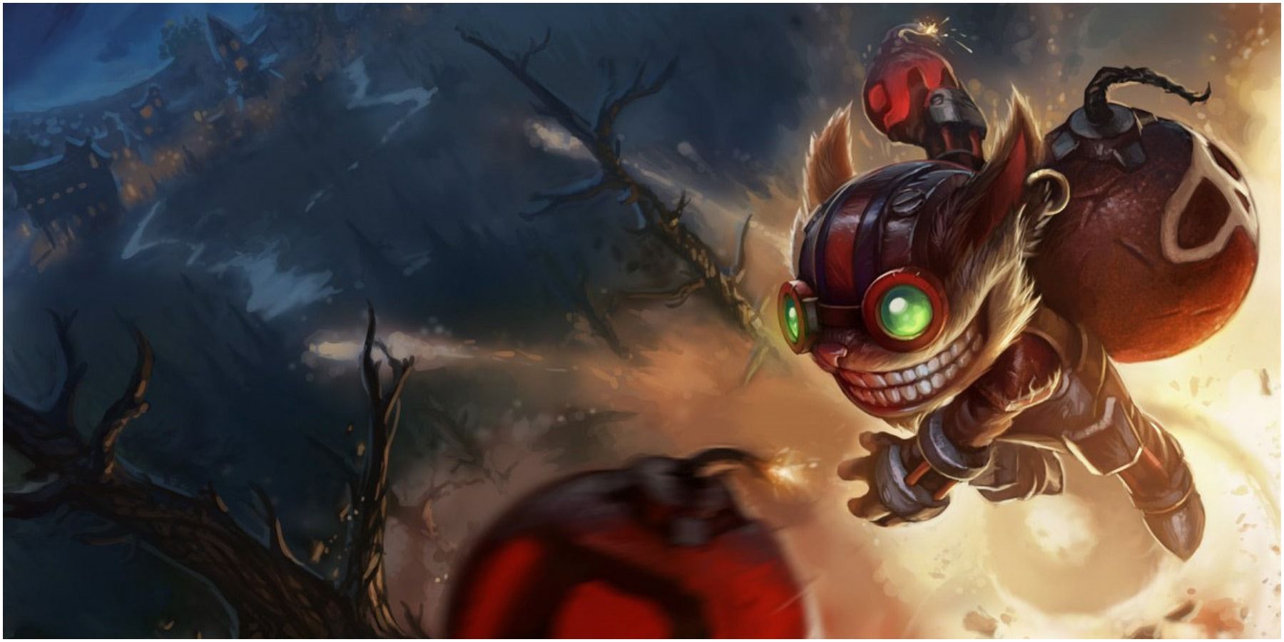 Ziggs lance une de ses bombes
