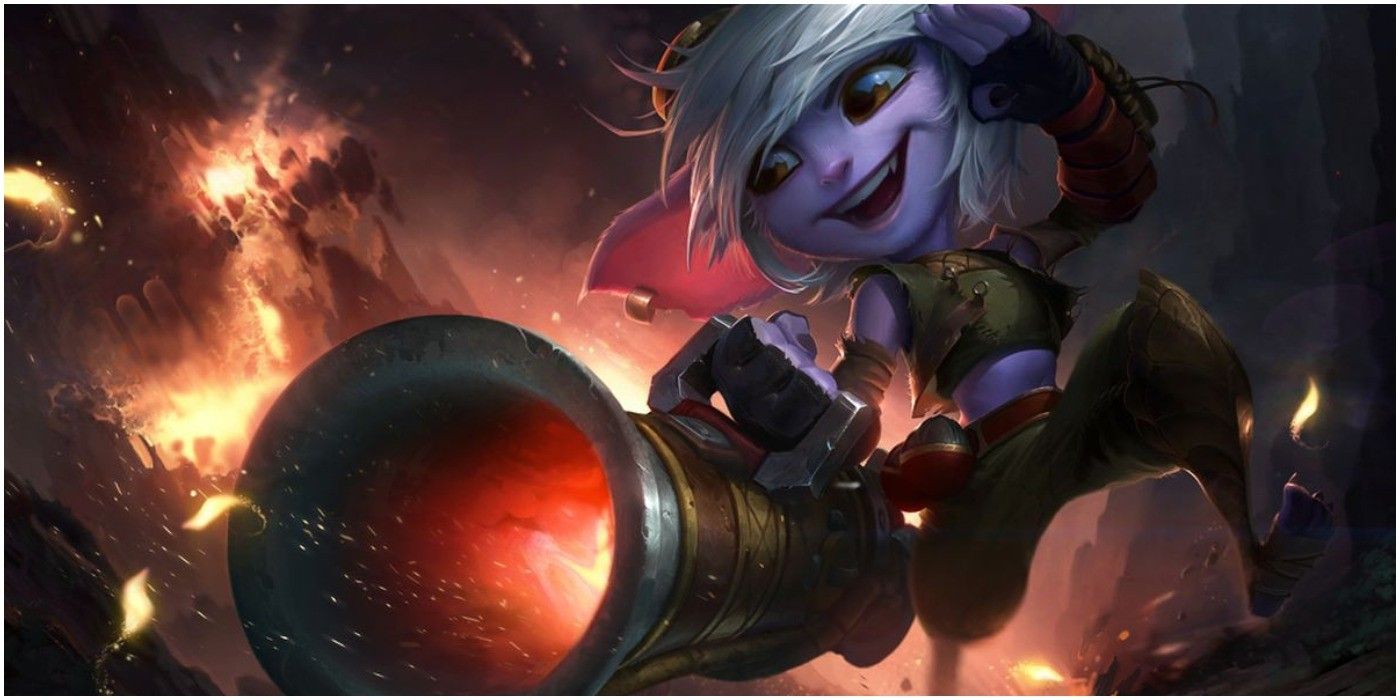 Tristana utilisant son arme