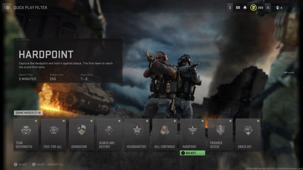 Hardpoint meilleur mode pour tuer par derrière mw2