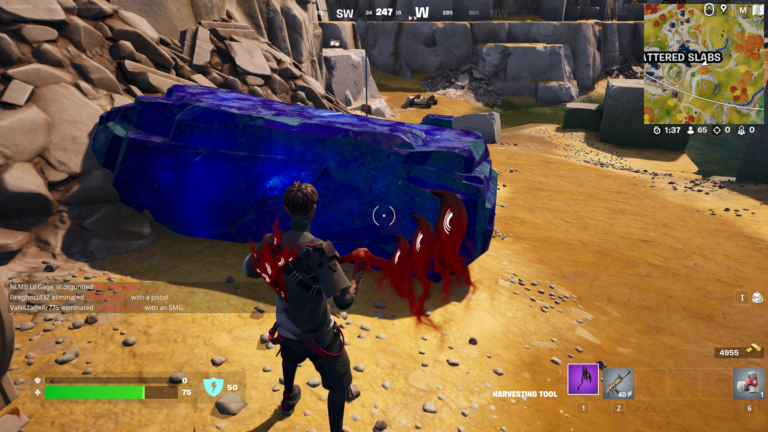 Comment parcourir la distance en utilisant Kinetic Ore dans Fortnite