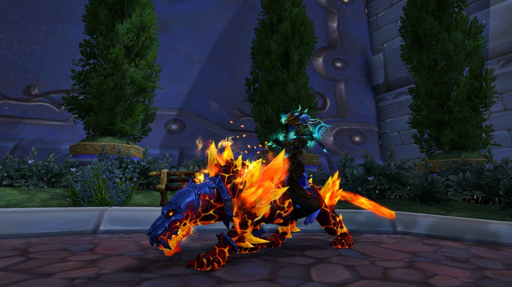 Sabre-flammes primordial de WoW