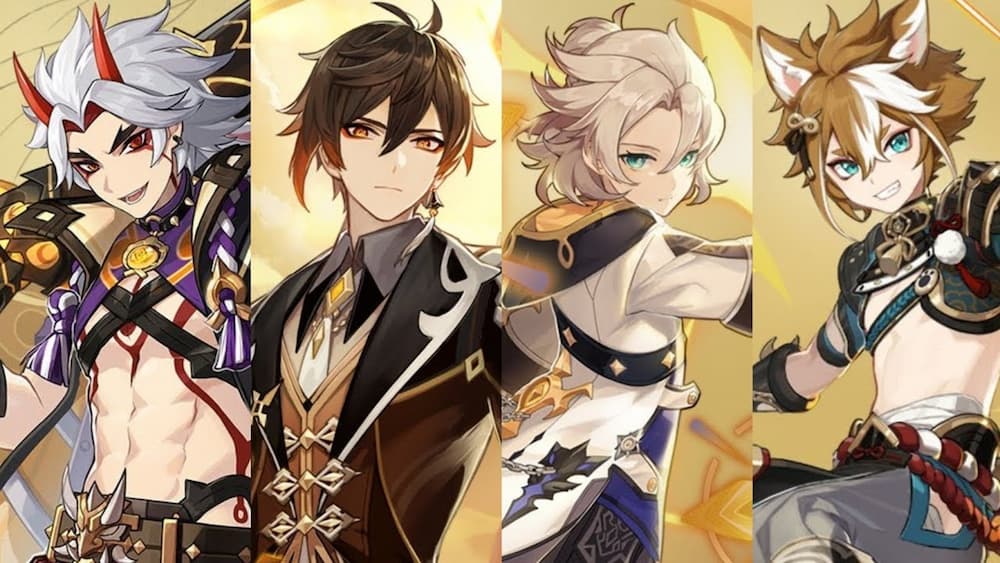 Genshin Impact Géo Personnages