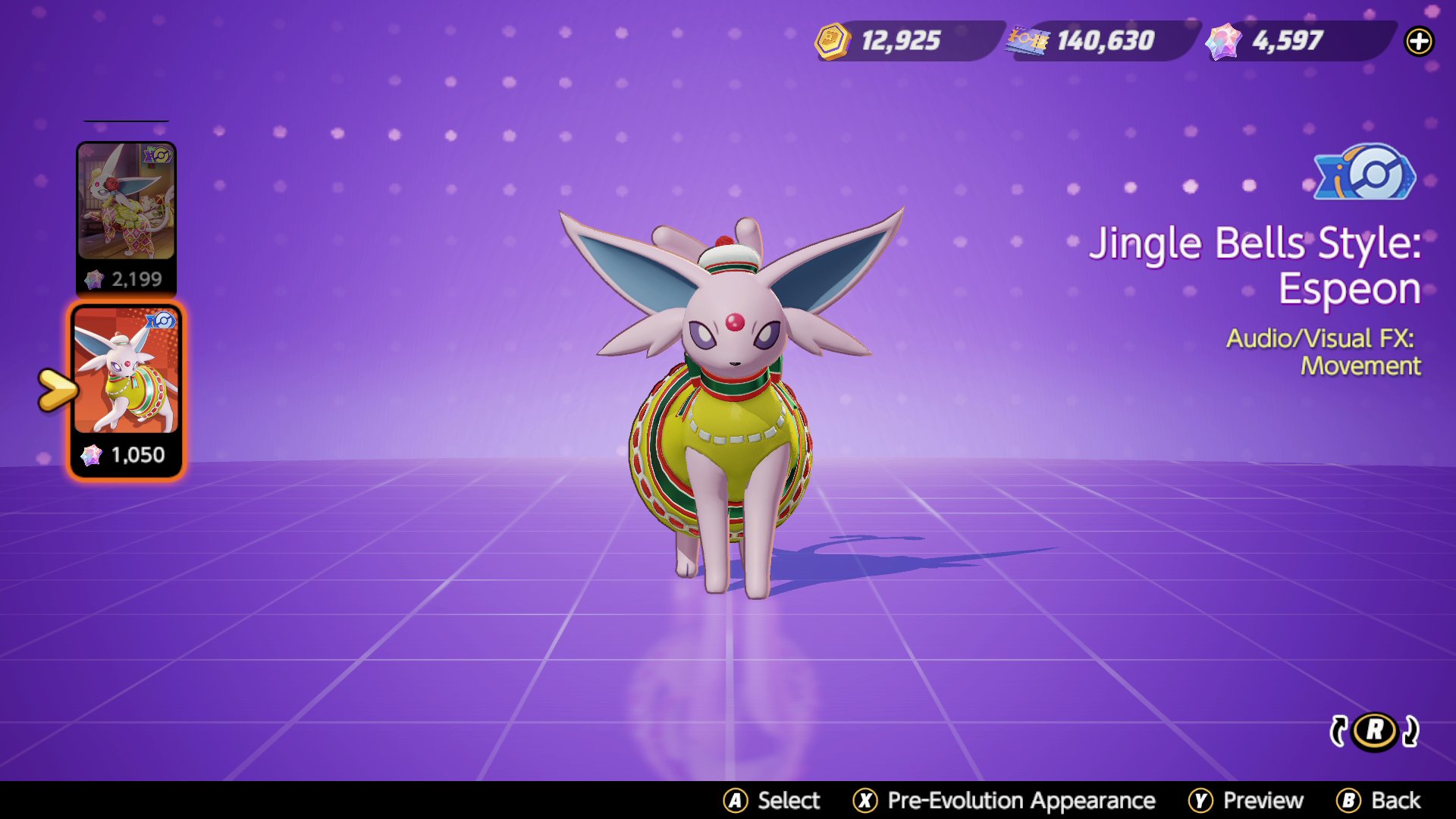 Espeon s'habille comme une cloche avec son nouveau Pokémon Unite Holoattire - Ruetir.com