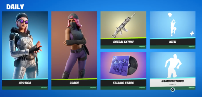 magasin d'articles fortnite 6 décembre 2022