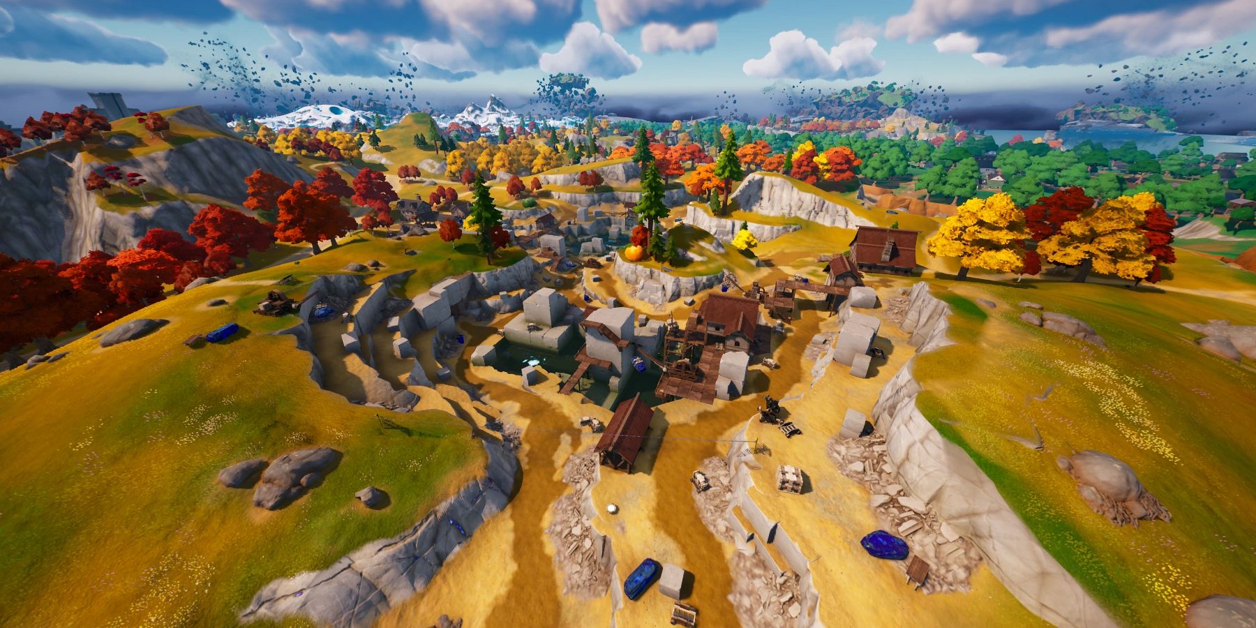 shattered slabs named location fortnite chapter 4