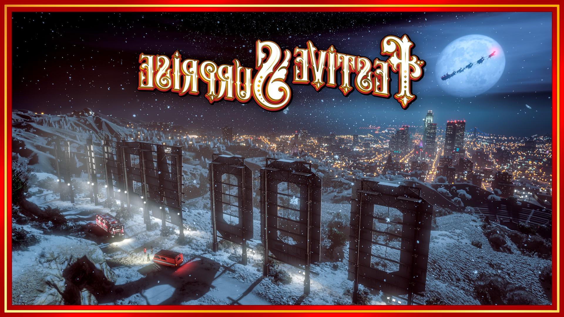 For everyone, make it in GTA online to get started with a tidbit of snow. Get all the time. The upcoming Holiday season begins with Los Santos. Get out the park by rolling your vehicles, get out of the snow, and get up in the street, and unwrap candy canes, and more! You're [eight] a good one.