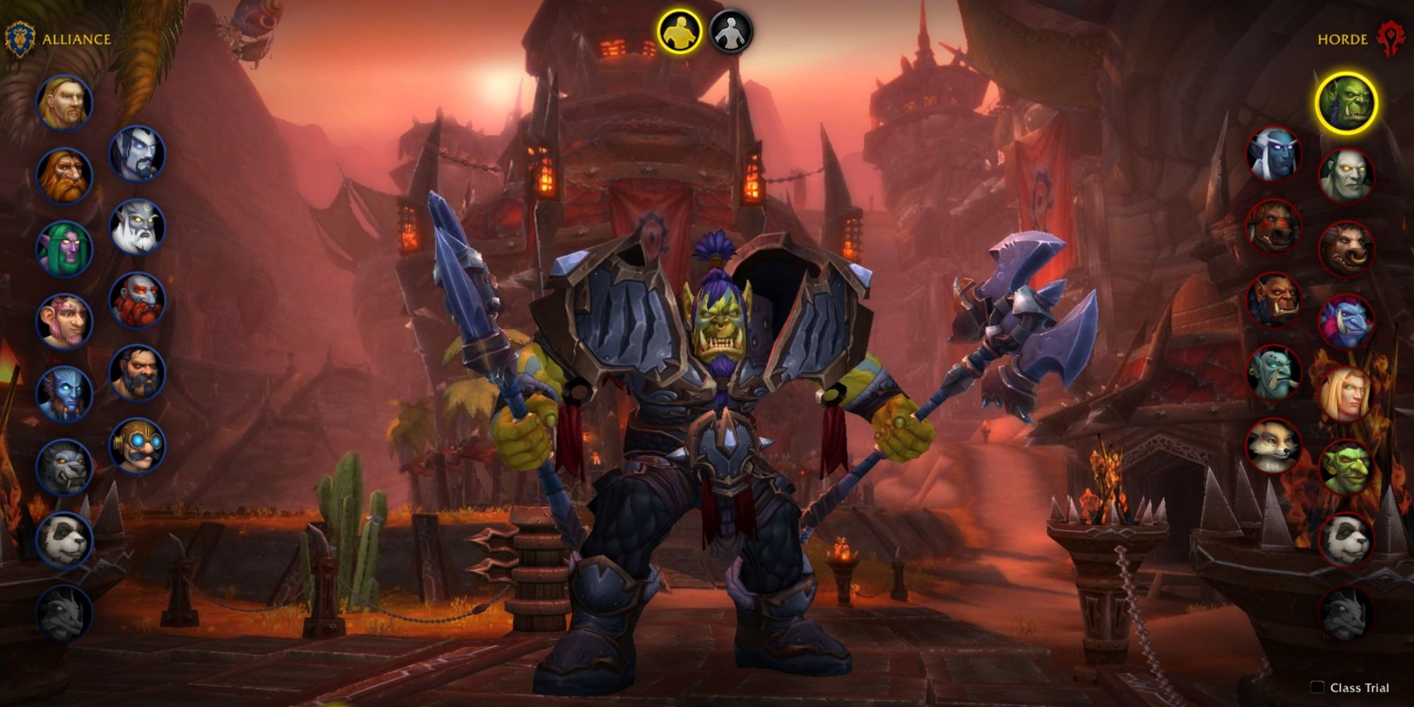 World Of Warcraft Dragonflight Protection Guerrier Création de personnage