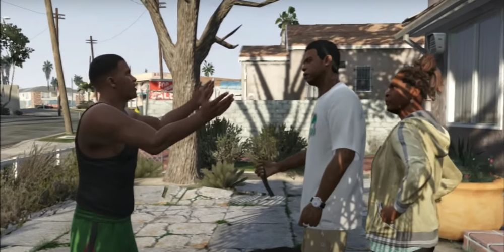 Franklin parle à Denise dans GTA V