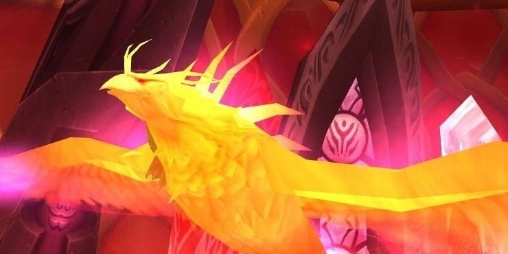 Al'ar le phénix volant dans le jeu vidéo World of Warcraft