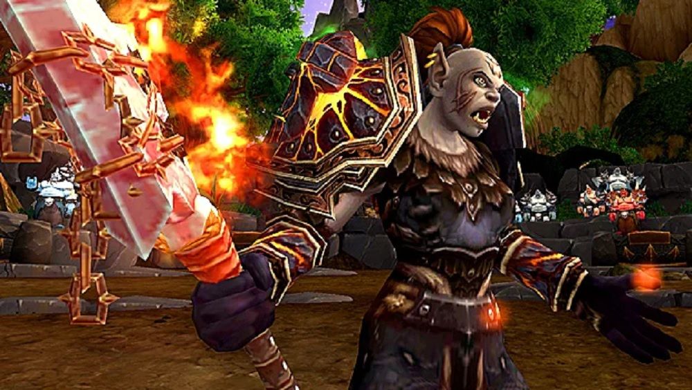 World of Warcraft Orc prêt pour la bataille