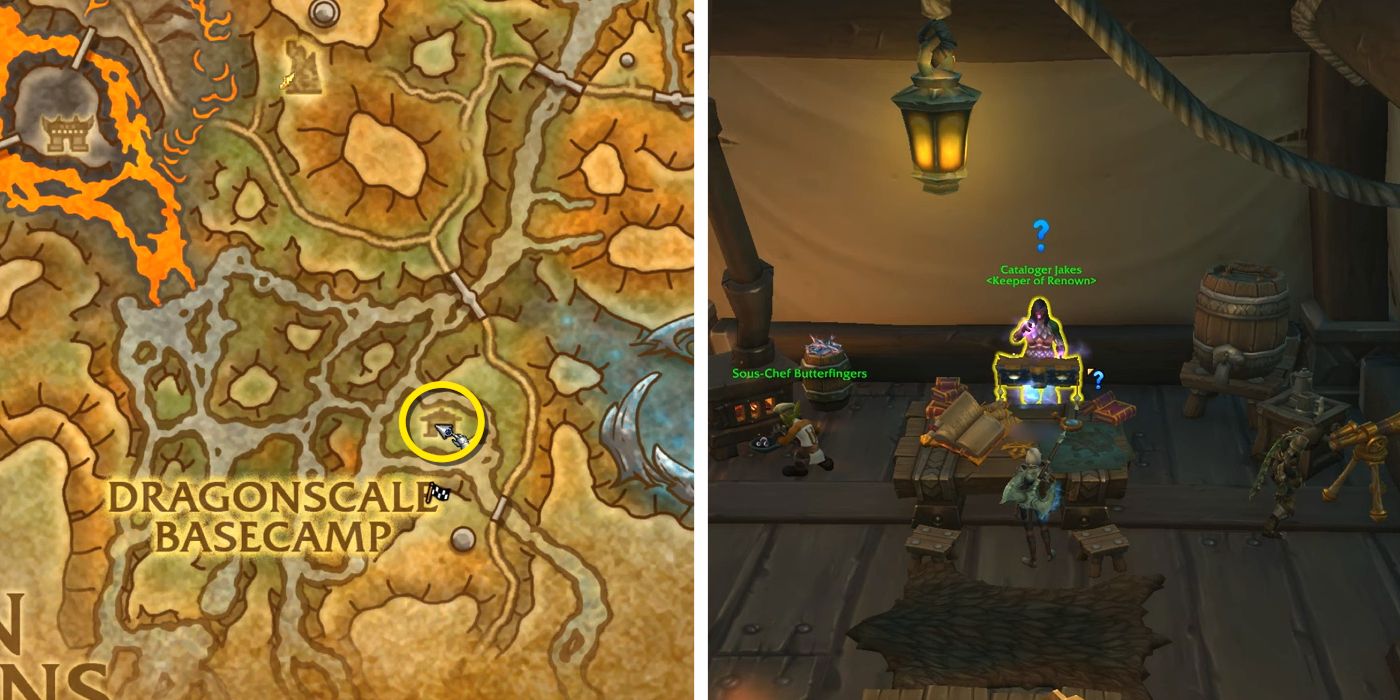 Emplacement de la carte du vendeur Azure Skitterfly dans WoW Dragonflight