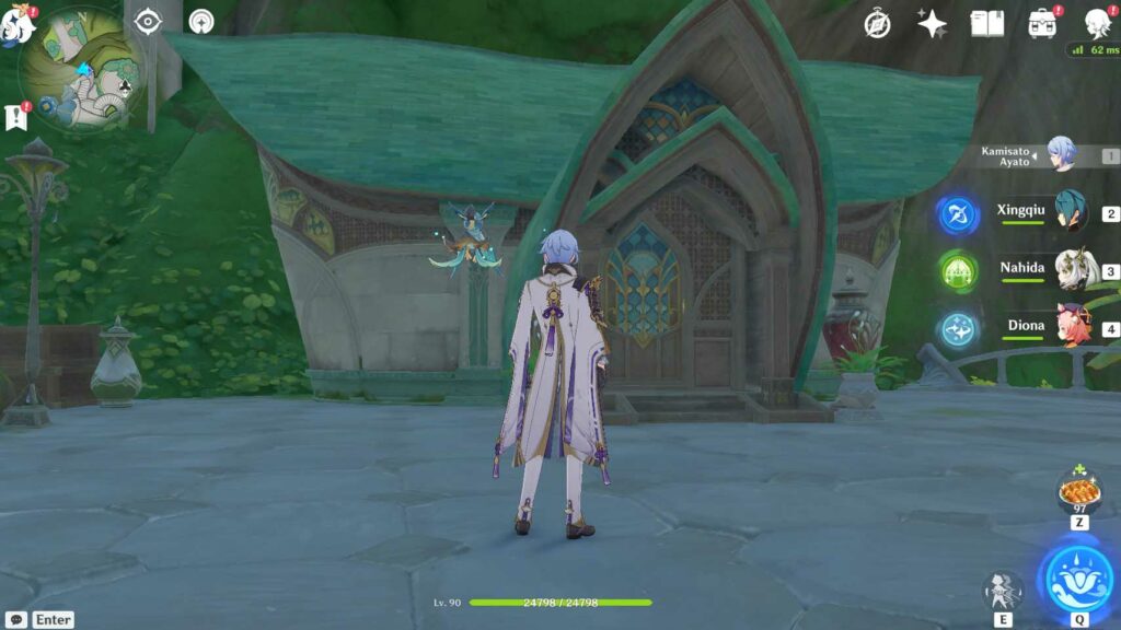 La maison d'Alhaitham en tant que rituels Genshin Impact