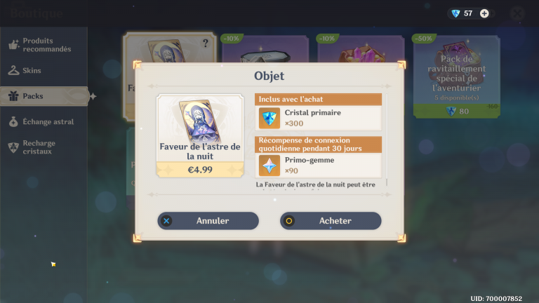 Genshin Impact, vraiment de primo-gemmes à récupérer sur la version 3.4 : un personnage 5 étoiles garanti !