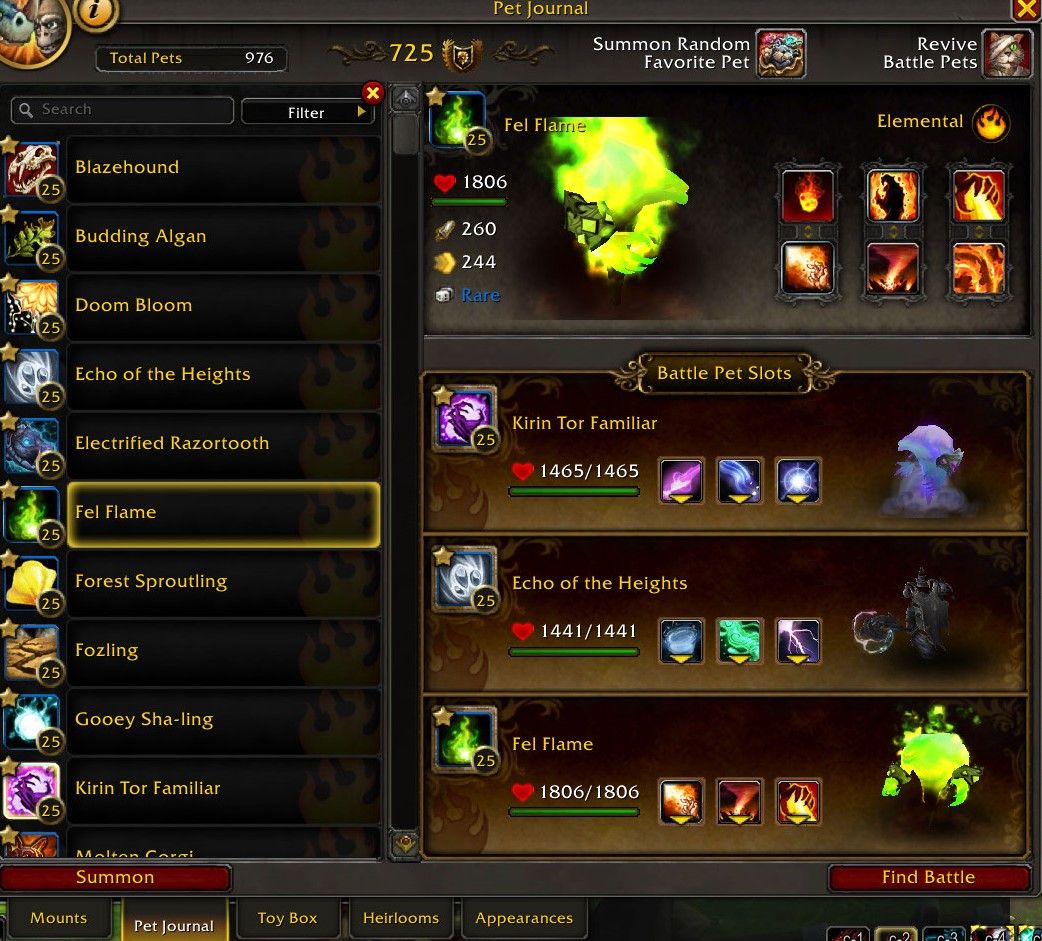 World of Warcraft Bakhushek contre une équipe de mascottes élémentaires
