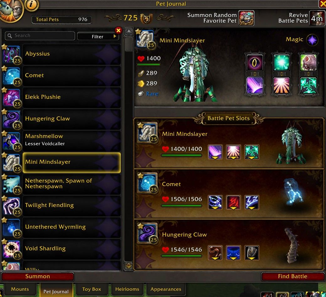 World of Warcraft Bakhushek contre une équipe de mascottes magiques