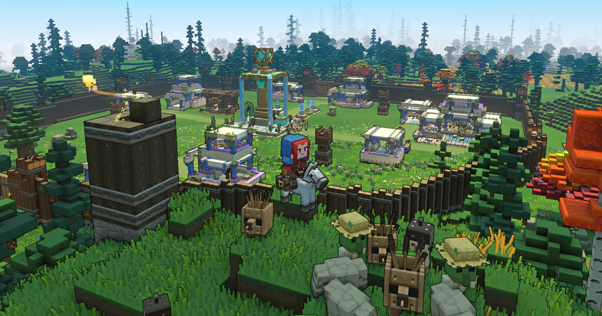 Voici un aperçu du mode PVP multiplateforme de Minecraft Legends
