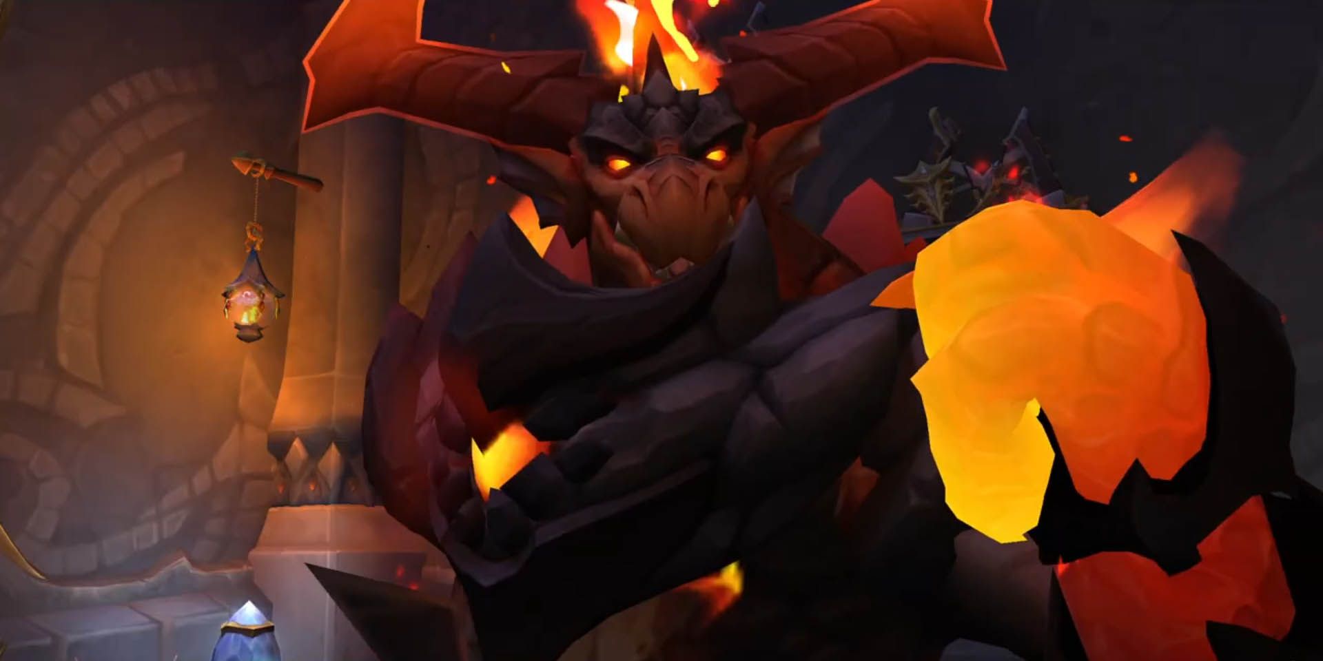 World of Warcraft - Un dragon ardent rougeoyant