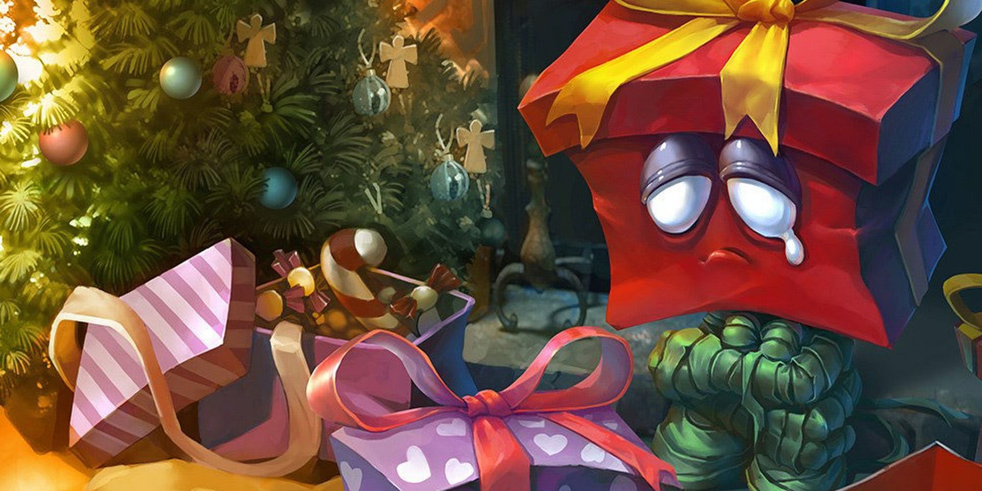 amumu regifted skin splash art ligue des légendes