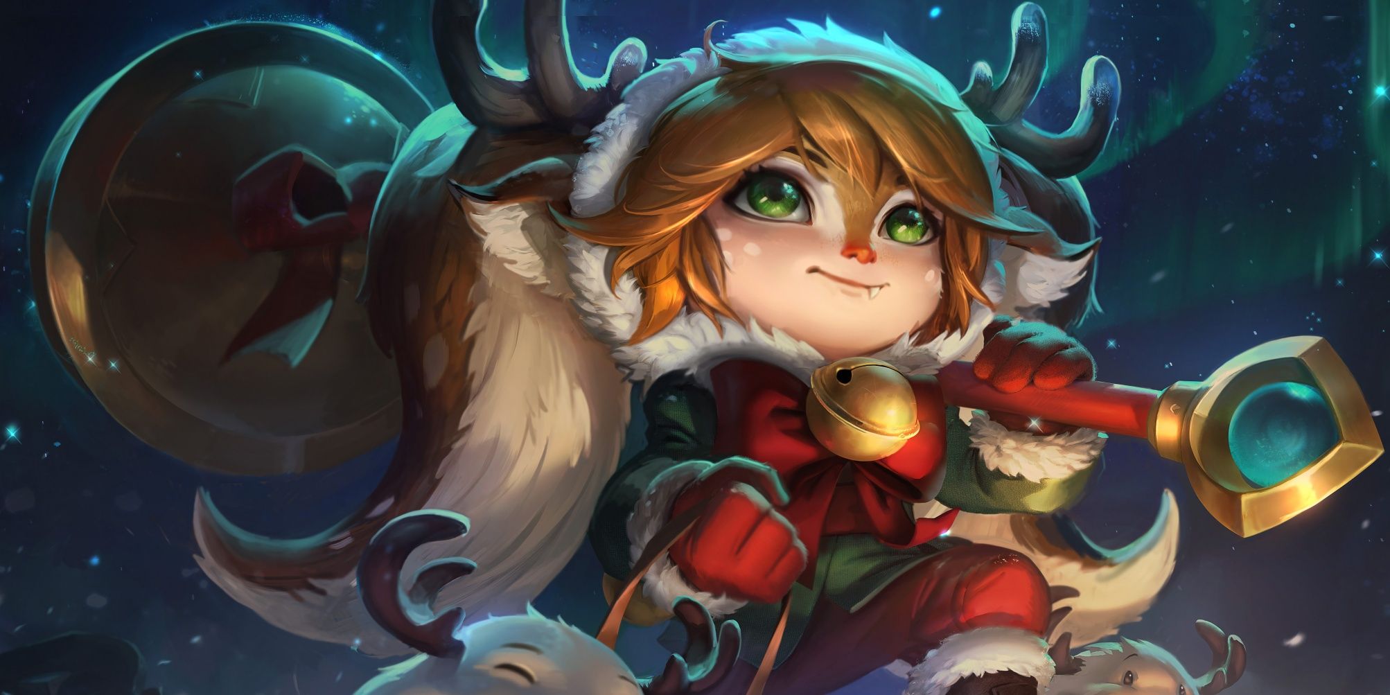 faon des neiges coquelicot splash art league of legends