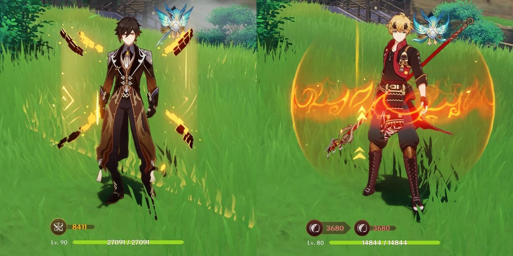 Concept de bouclier fabriqué par un ventilateur Genshin Impact