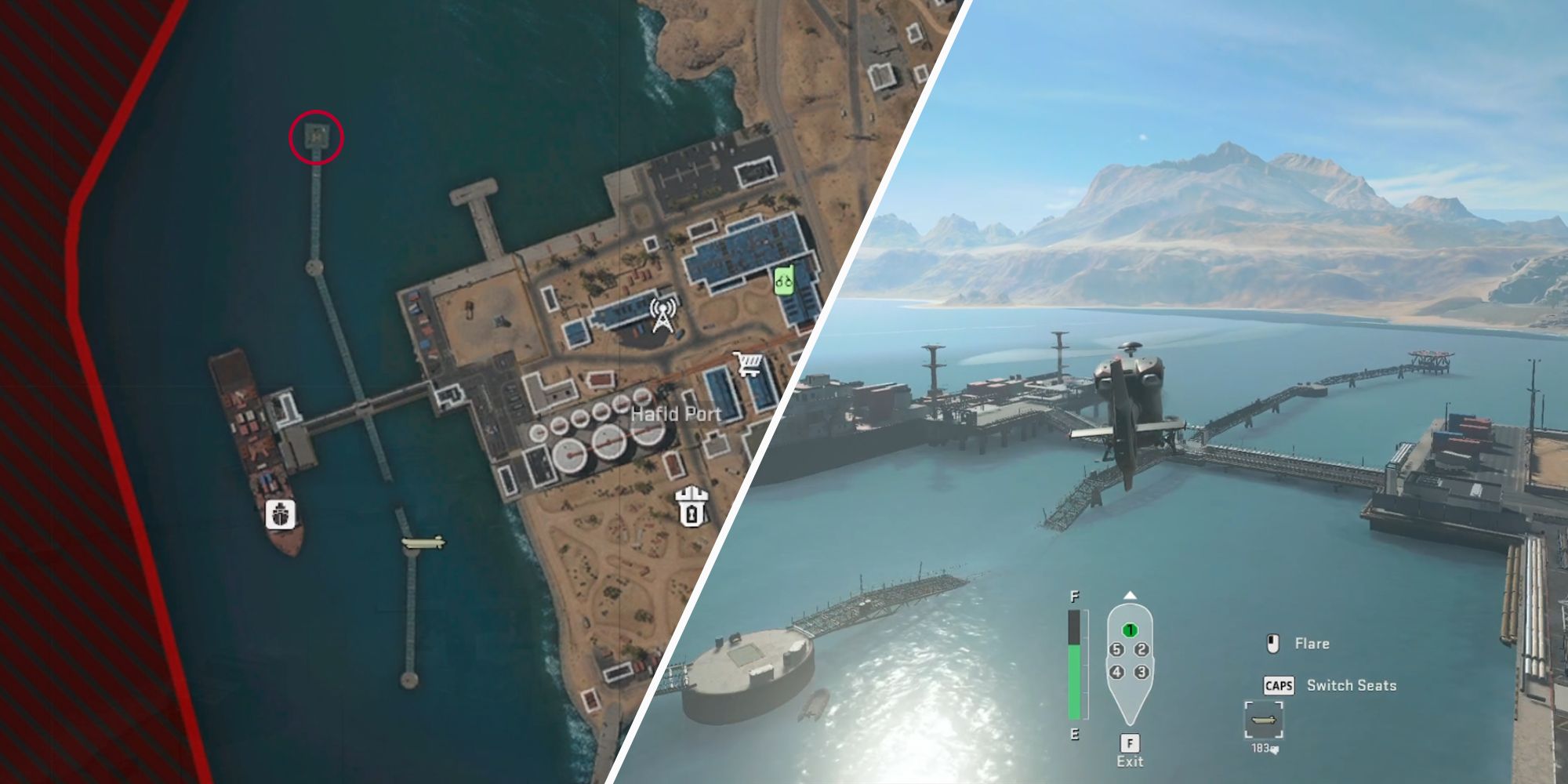 Où trouver l'héliport du port Hafid dans Warzone 2 DMZ 