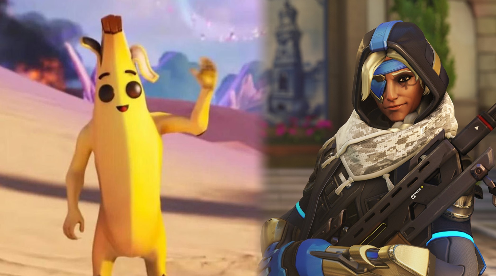 Le joueur d'Overwatch 2 conçoit une incroyable peau "Banana Ana" que les fans de Fortnite adoreraient