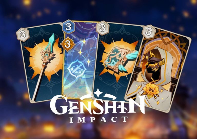 Liste des niveaux de cartes d'équipement Genshin Impact Genius Invokation TCG