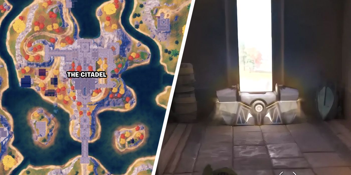 Recherche de coffres sous serment dans la citadelle pour Falcon Scout dans Fortnite Chapter 4 Season 1