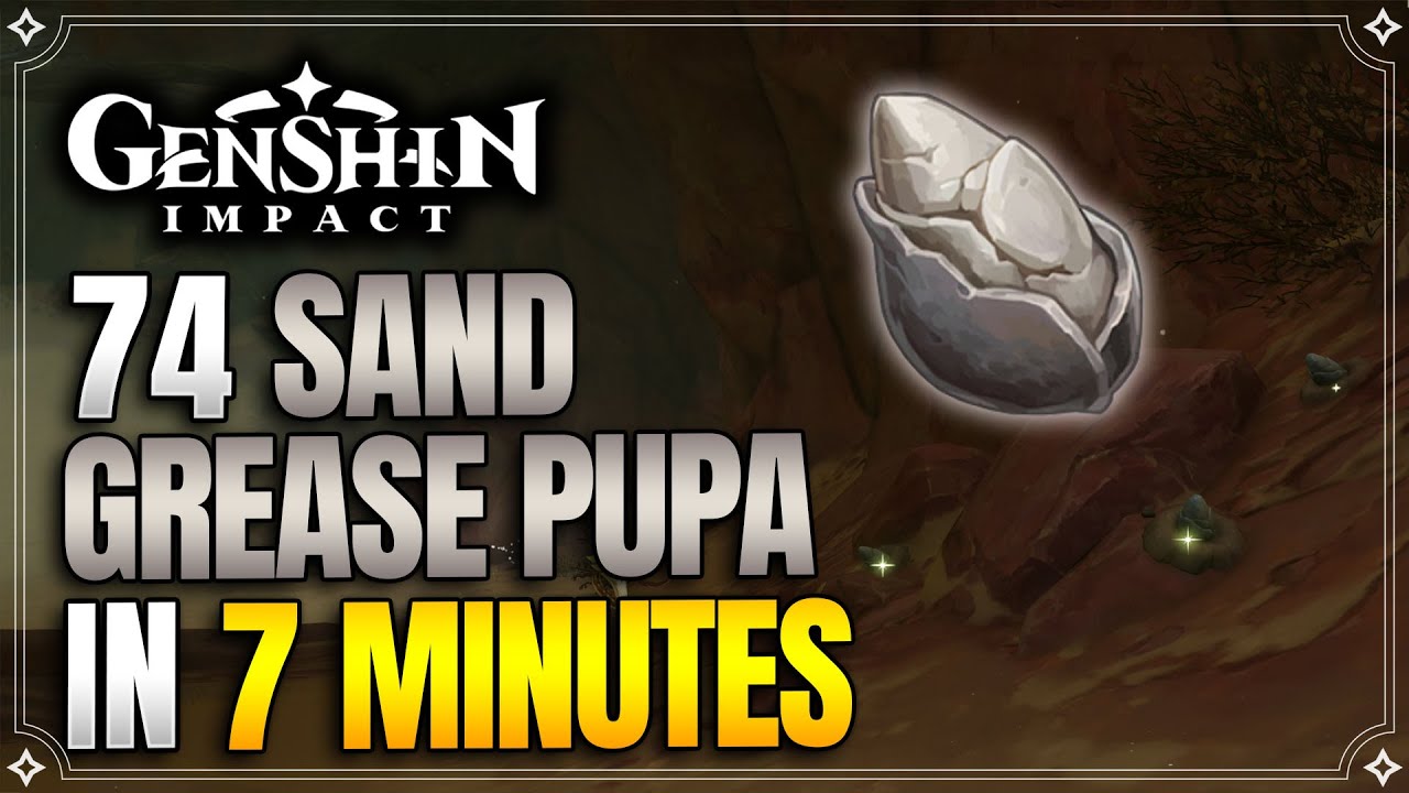 Sand Grease Pupa et sa divulgation d'itinéraire à découvrir dans Genshin Impact.  Les détails et la cartographie à atteindre sont divulgués ici.