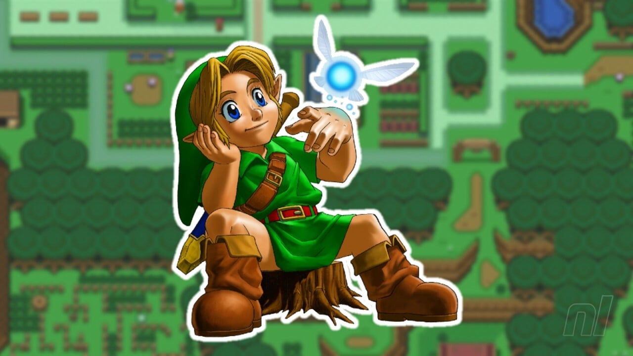 Aléatoire: Manga In Old Zelda: Link To The Past Guide montre le compagnon de fée pré-Navi de Link