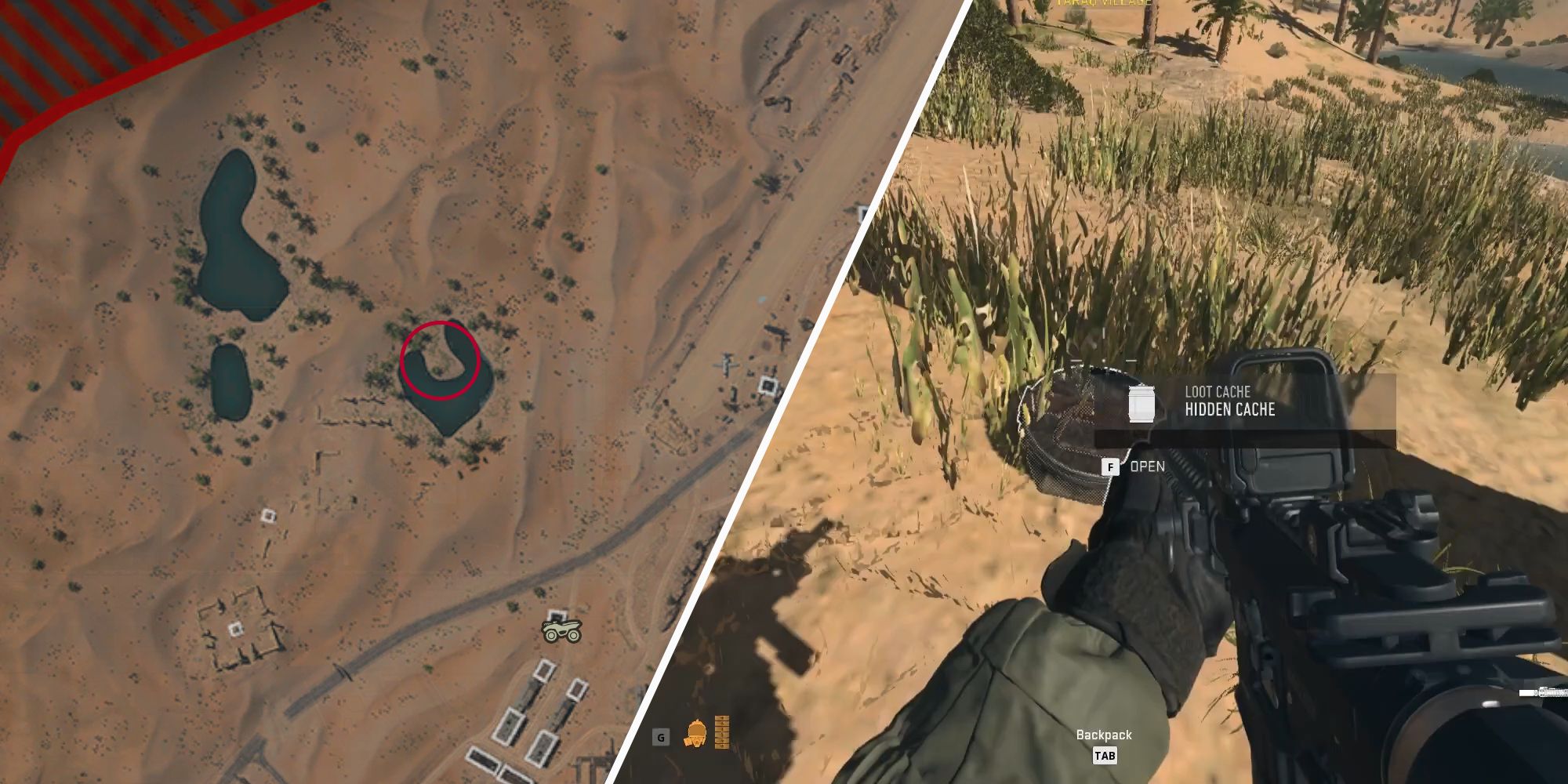 Trouver le premier conteneur caché pour la mission Natural Treasure en DMZ