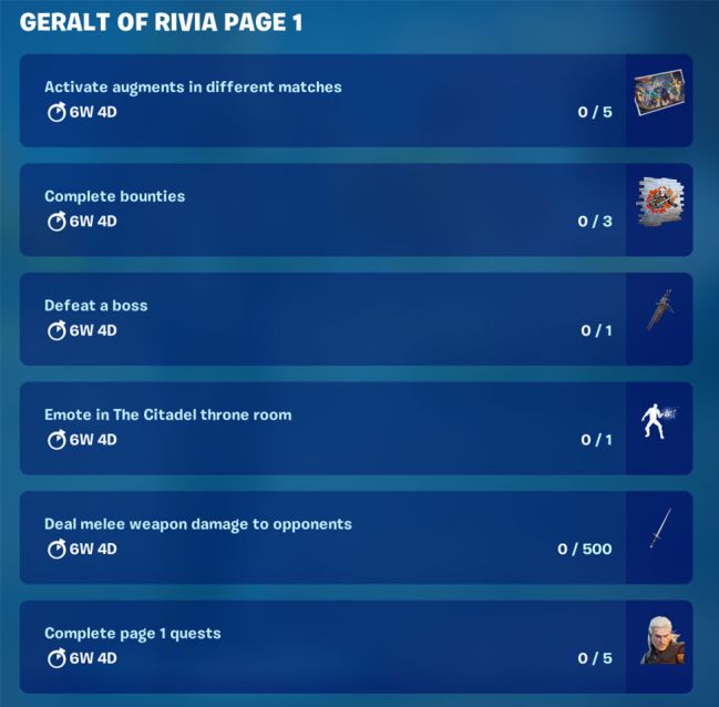 Geralt de Riv dans Fortnite : Comment obtenir sa tenue en accomplissant ses quêtes