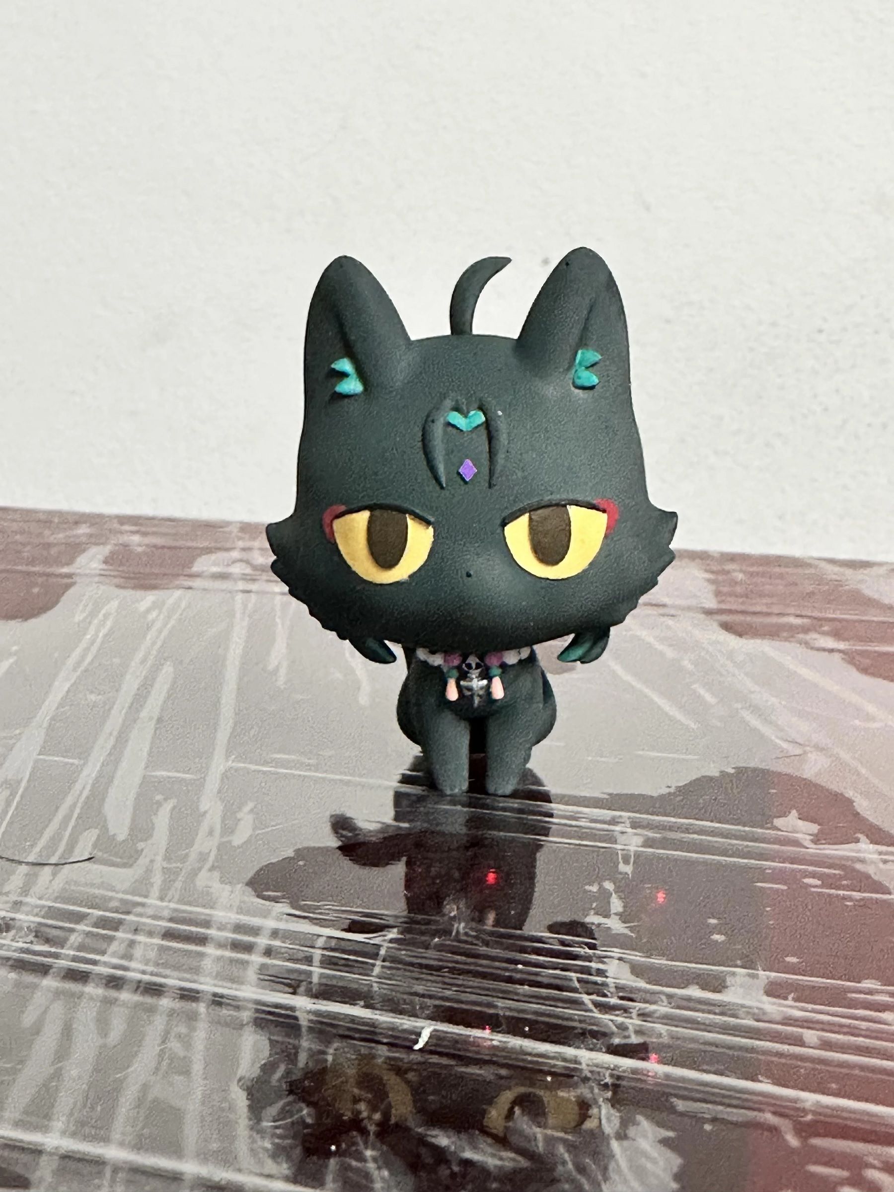figurine de chat Genshin impact xiao
