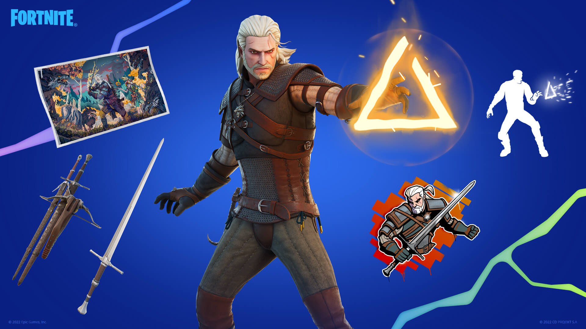 How To Unlock The Geralt Of Rivia Witcher Skin In Fortnite