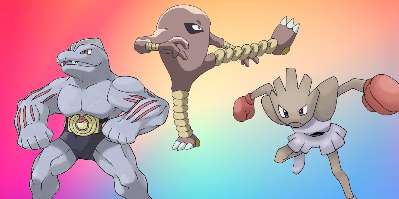 Différents Pokémon de type Fighting pouvant être utilisés comme compteurs pour Registell dans Pokemon Go