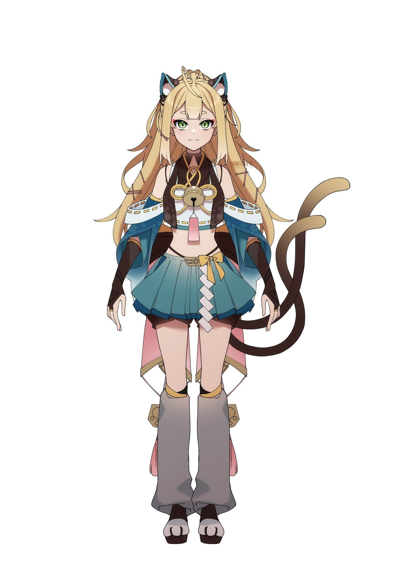 Genshin Impact - Nouveau personnage Geo - Geo Neko Girl - Fan art par koohirin