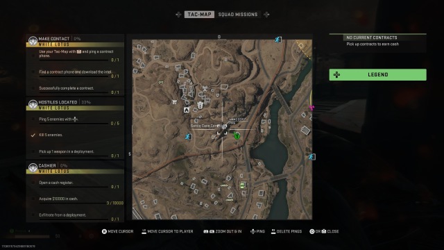 Emplacement de la mission Documents sensibles Warzone 2 DMZ