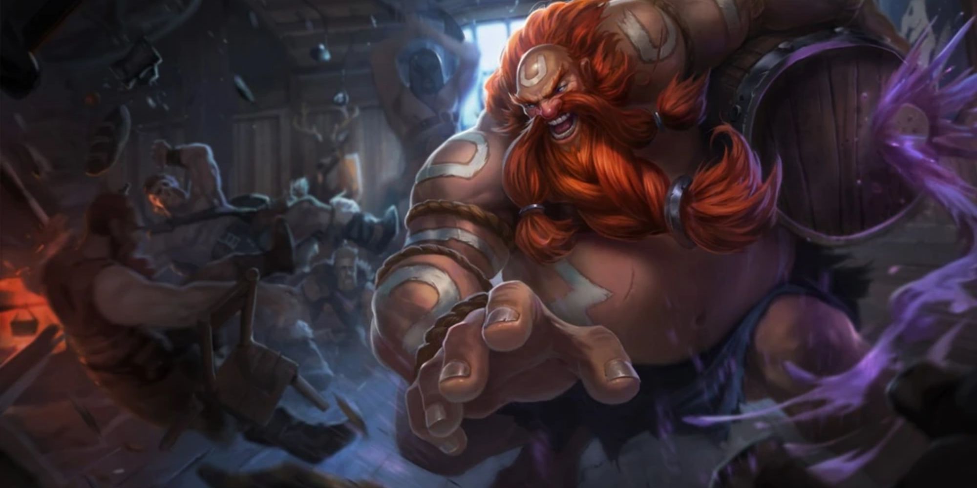 Gragas Splash Art League of Legends