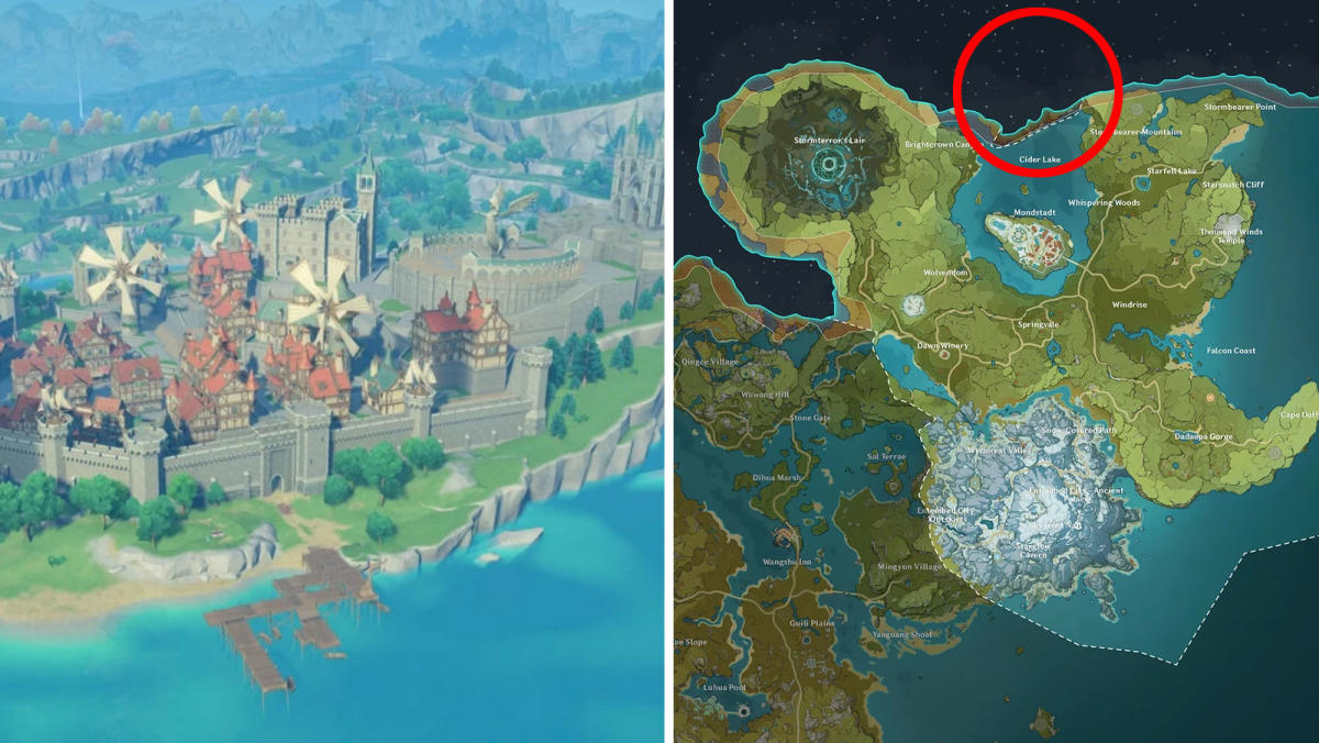Où se trouve le port Dornman de Mondstadt à Genshin Impact ?