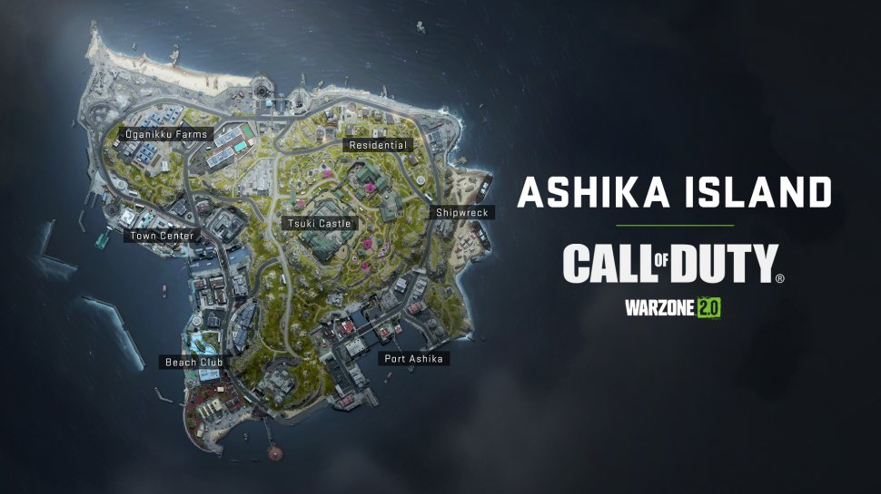 Call of Duty Warzone 2.0 : voici la nouvelle carte du Japon - premières images de l'île d'Ashika