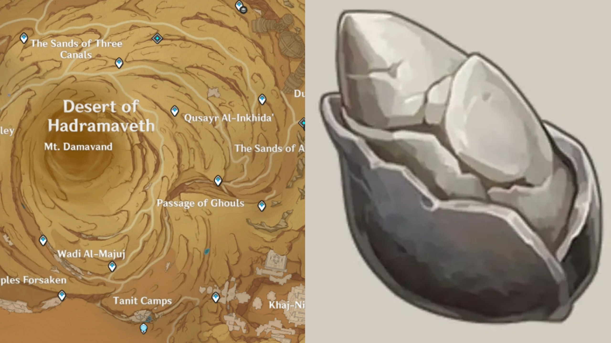 Comment cultiver la pupe de graisse de sable dans Genshin Impact - Tous les emplacements
