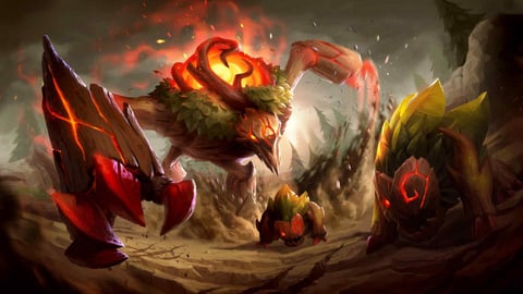 En-tête rouge Buff League of Legends