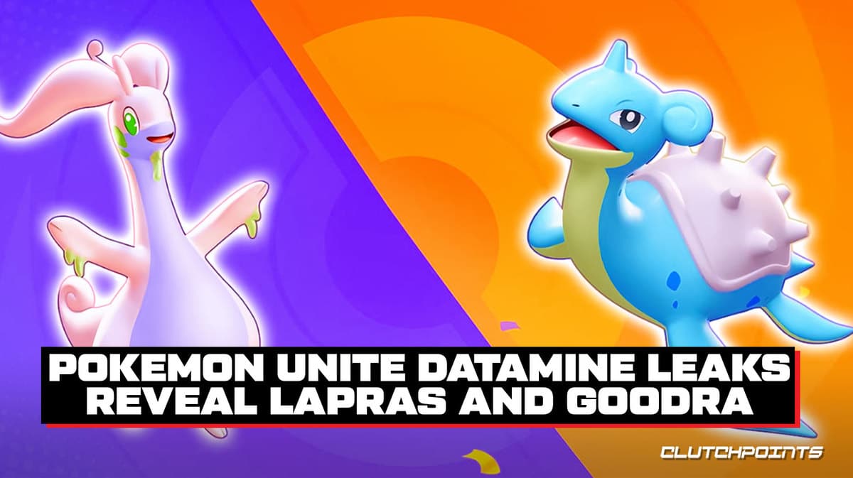 Pokemon UNITE Datamine Leaks révèle Lapras et Goodra