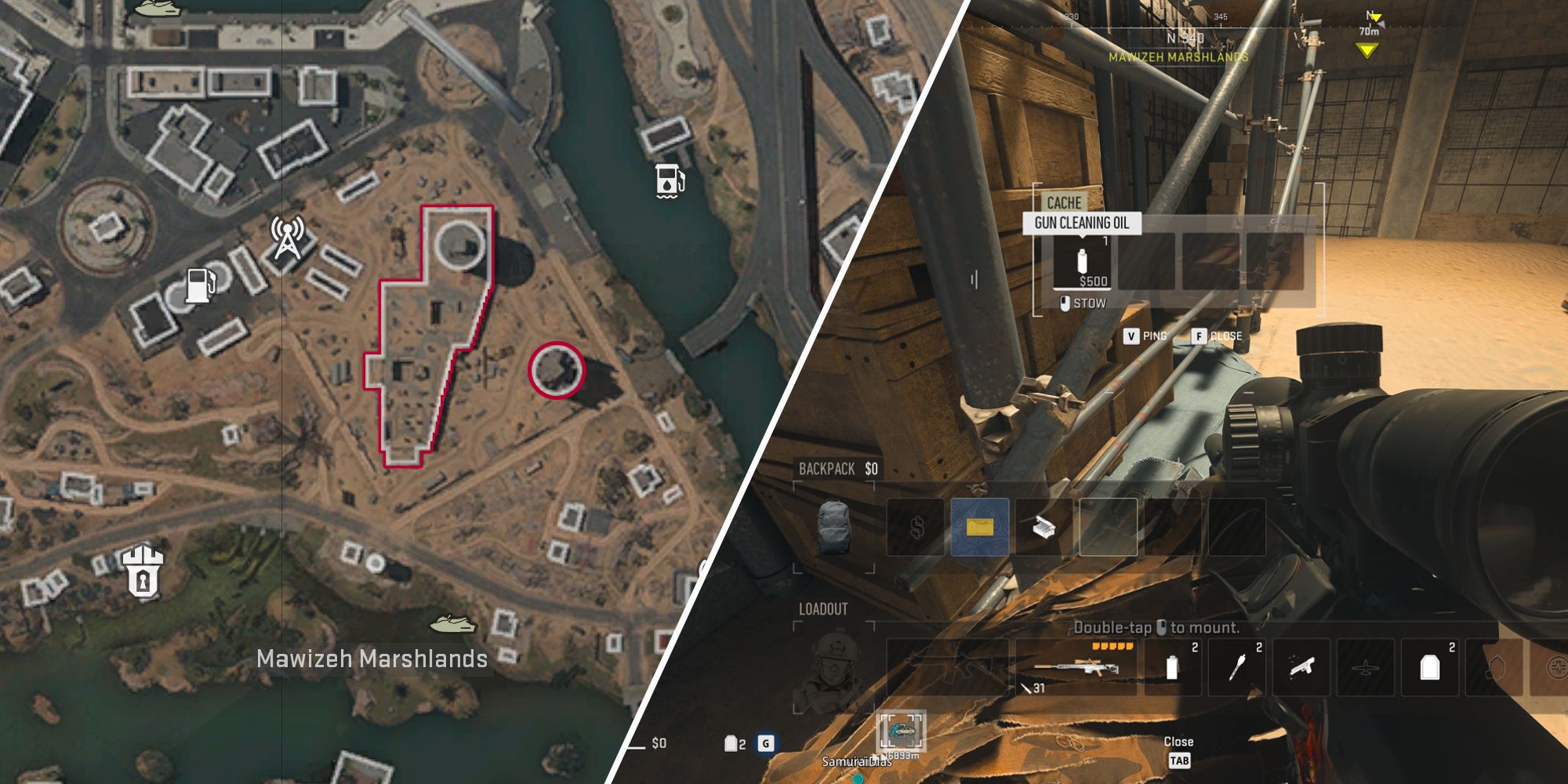 où trouver de l'huile de nettoyage pour armes à feu pour la mission A Helping Hand dans Warzone 2 DMZ 