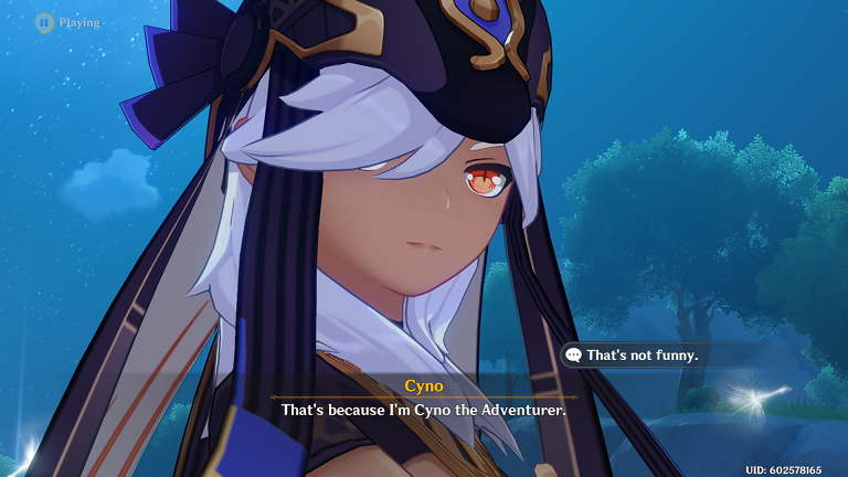Genshin Impact Windblume's Breath Cyno