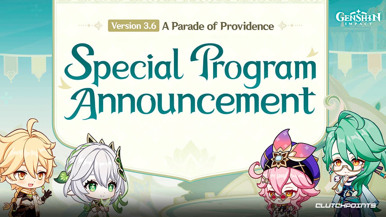 Genshin Impact 3.6 Livestream - Calendrier, à quoi s'attendre